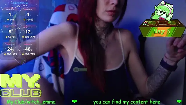 Snapshot of Witch_Emma chatting on May 3, 2026, 6:33 pm Witch Emma online show from May 3, 2026, 6:33 pm