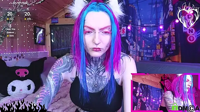 NekoCyber online show from July 9, 2026, 4:57 am