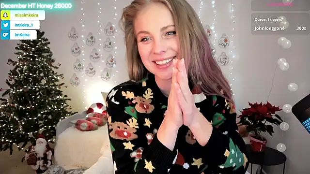 ImKeira online show from December 14, 2025, 9:09 pm