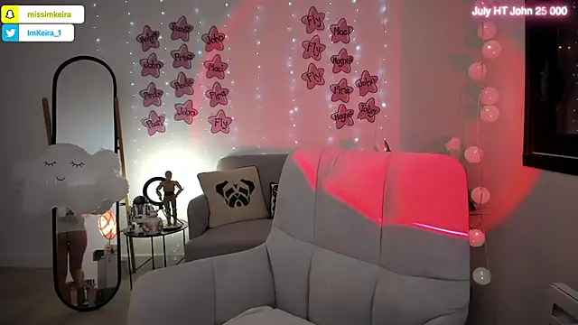 Snapshot of ImKeira chatting on July 7, 2026, 8:45 pm ImKeira online show from July 7, 2026, 8:45 pm