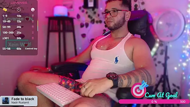 Xein WoIf online show from October 3, 2025, 2:37 am